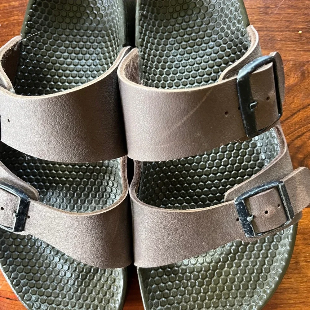 Birkenstock Arizona‎ Two Strap Sandals Women's Size 6 Taupe Brown